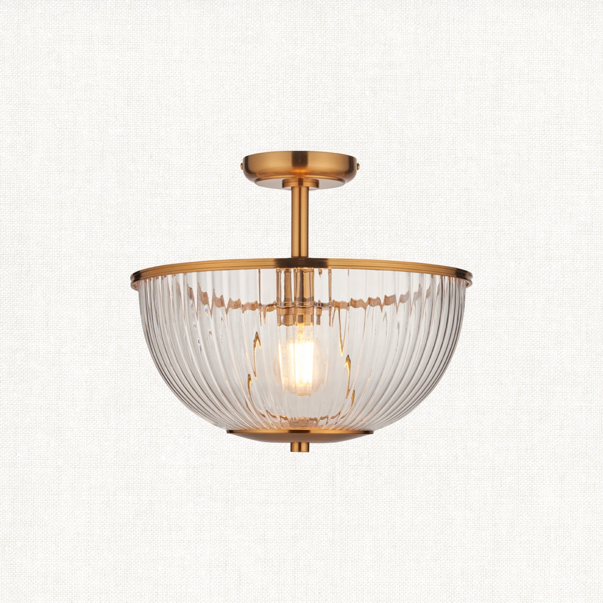Somerdale Uplighter Flush Light