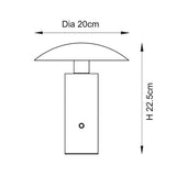 Sundale Rechargeable Table Light
