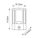 Huntingdale PIR Wall Light