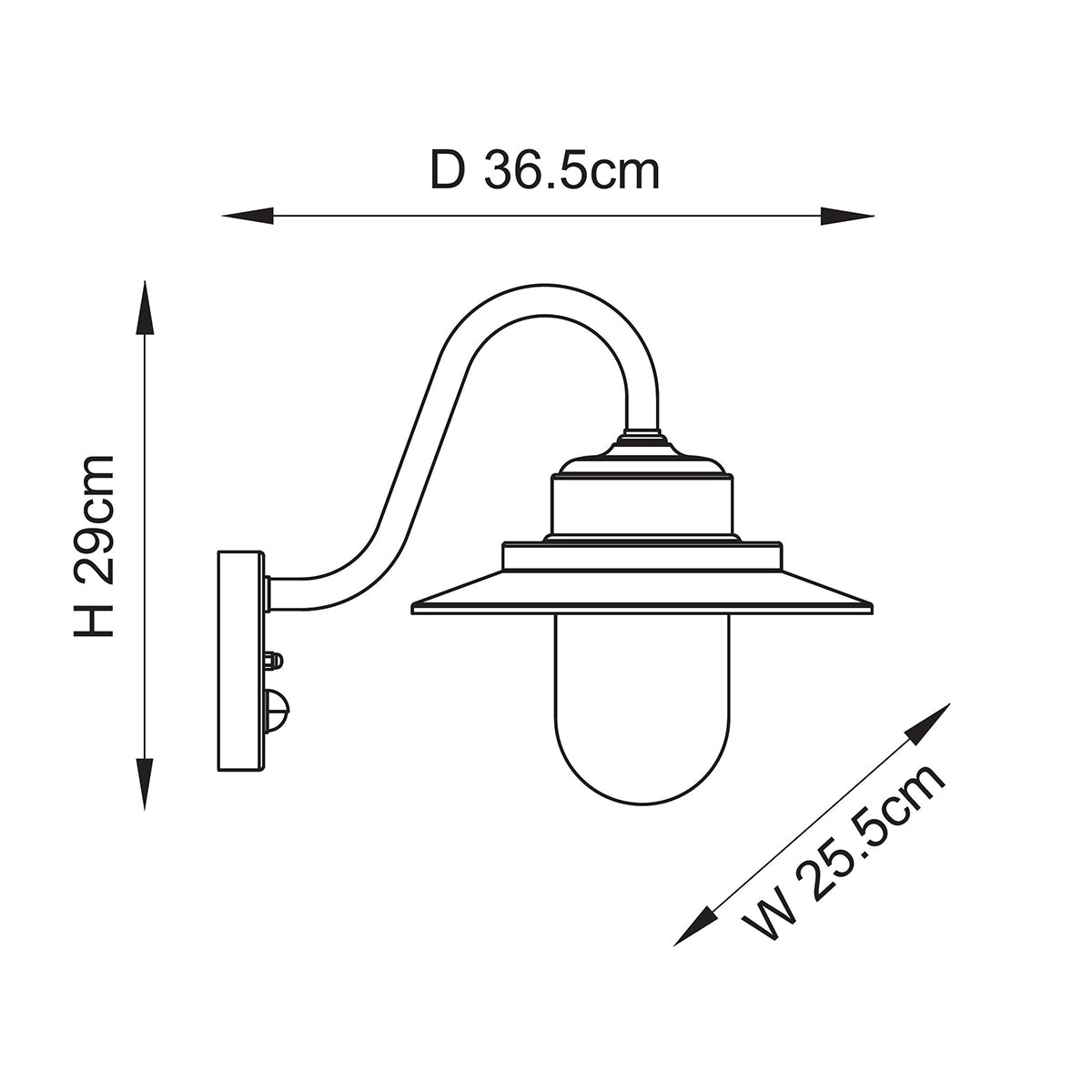 Thornley PIR Wall Light