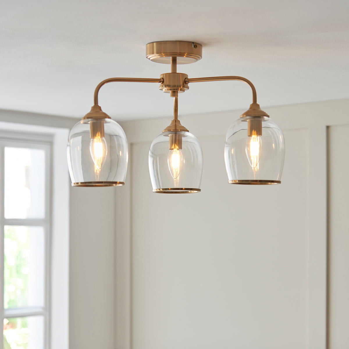 Ashton 3-Light Semi-Flush Light