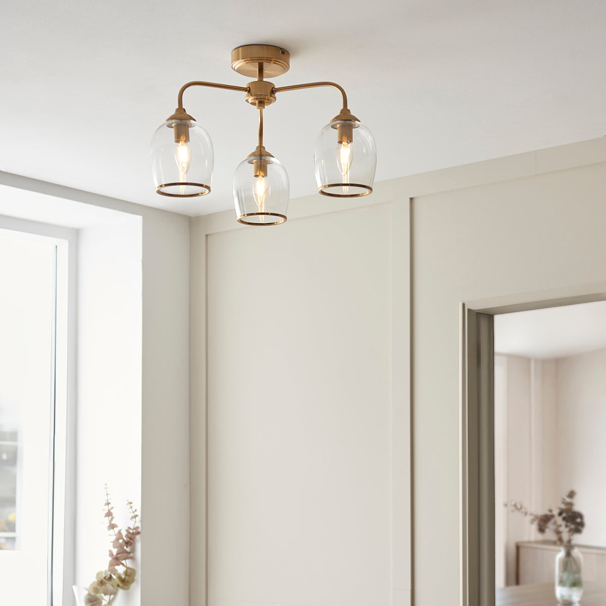 Ashton 3-Light Semi-Flush Light