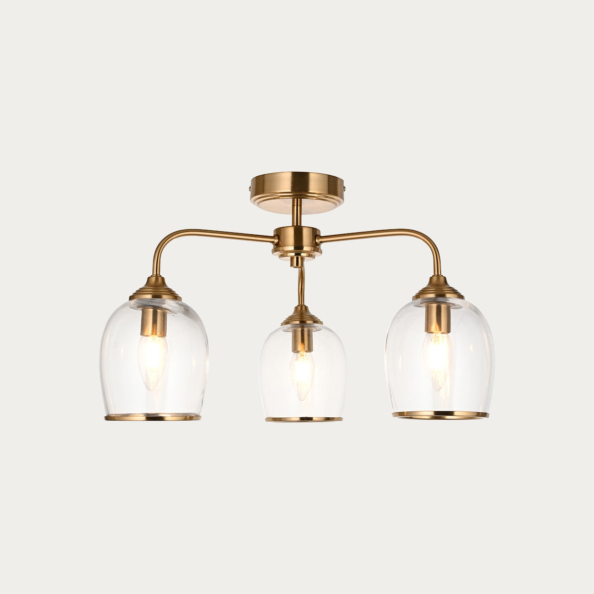Ashton 3-Light Semi-Flush Light