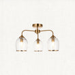 Ashton 3-Light Semi-Flush Light