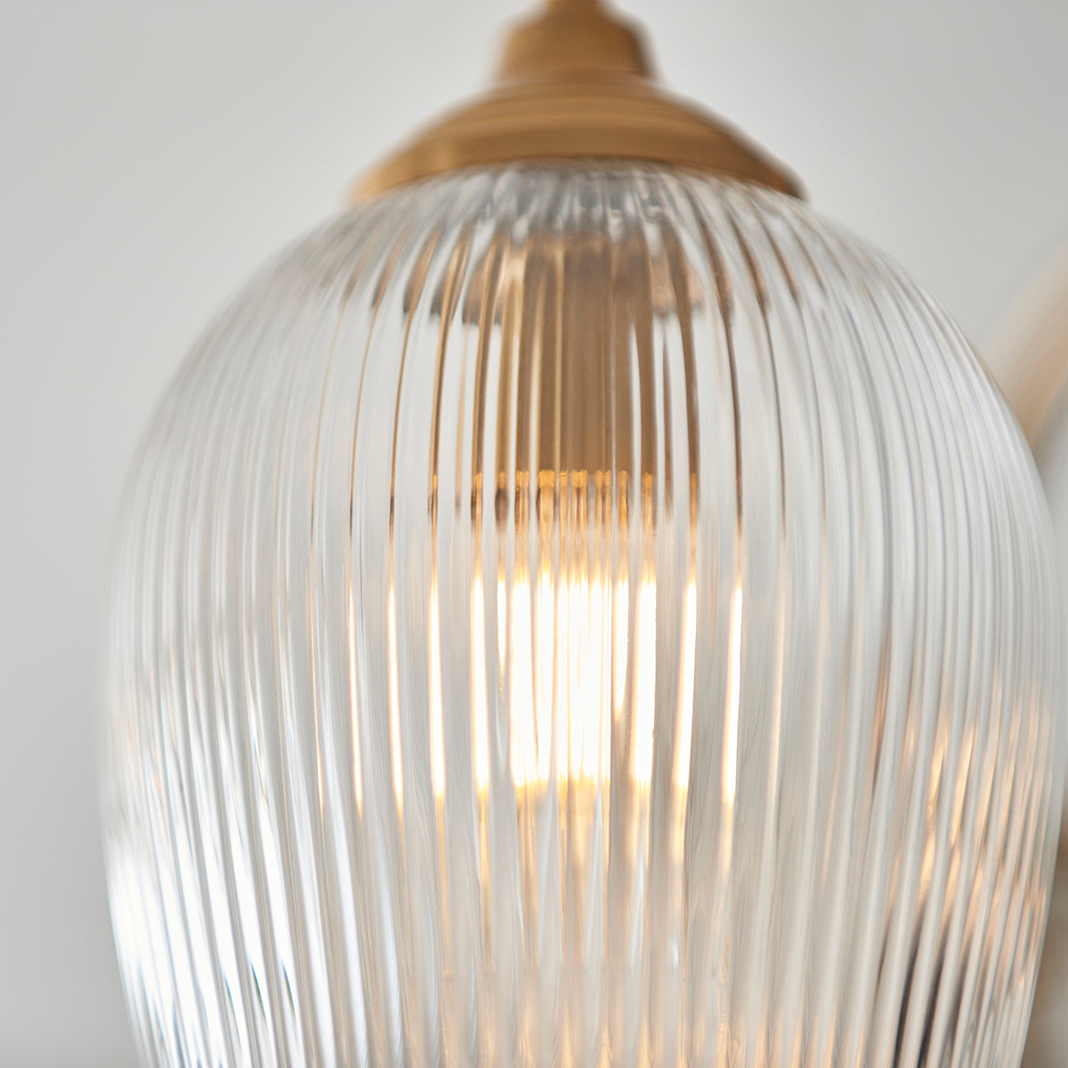 Ashton Ribbed 3-Light Semi-Flush Light