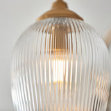 Ashton Ribbed 3-Light Semi-Flush Light