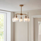 Ashton Ribbed 5-Light Pendant