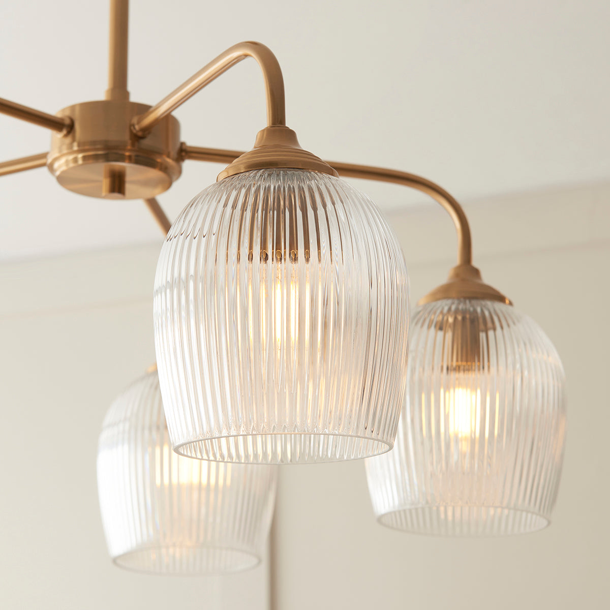 Ashton Ribbed 5-Light Pendant
