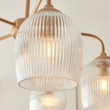 Ashton Ribbed 5-Light Pendant