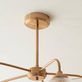Ashton Ribbed 5-Light Pendant