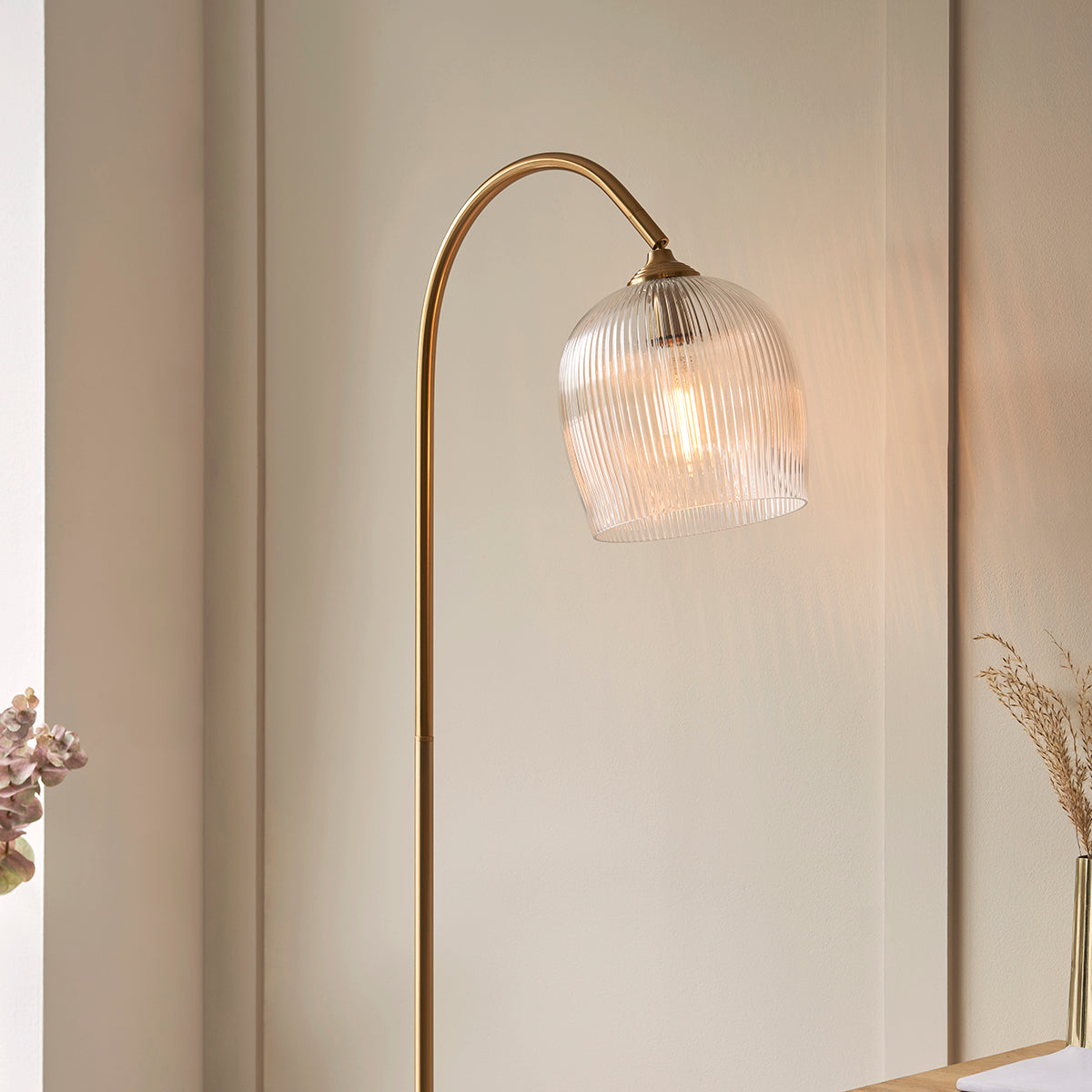 Ashton Ribbed Floor Light
