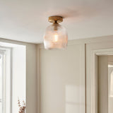 Ashton Ribbed Flush Light