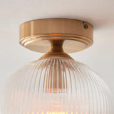 Ashton Ribbed Flush Light
