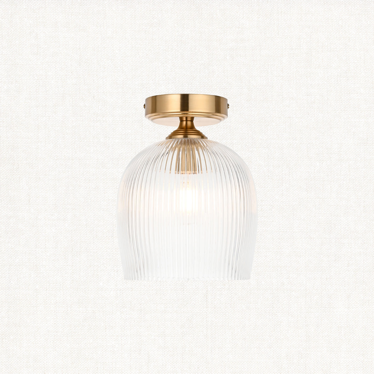 Ashton Ribbed Flush Light