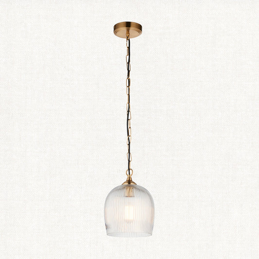 Ashton Ribbed Pendant