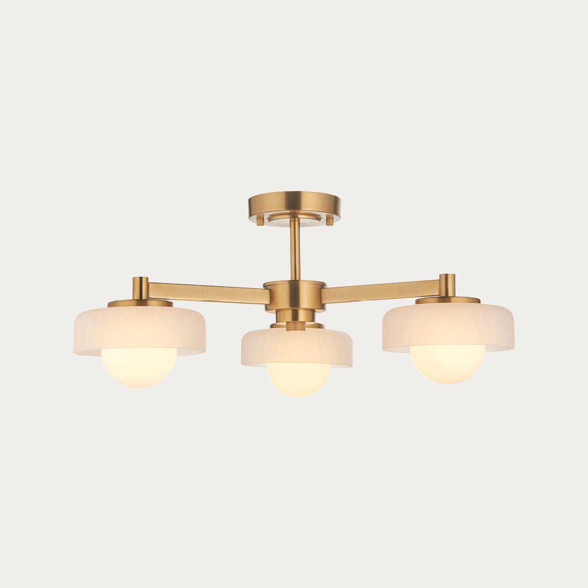 Bosse 3-Light Semi-Flush Light