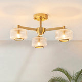 Stanfield 3-Light Semi-Flush Light