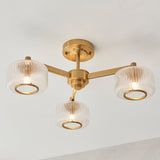 Stanfield 3-Light Semi-Flush Light