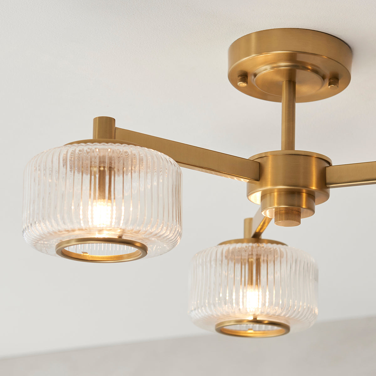 Stanfield 3-Light Semi-Flush Light