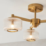 Stanfield 3-Light Semi-Flush Light