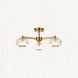 Stanfield 3-Light Semi-Flush Light
