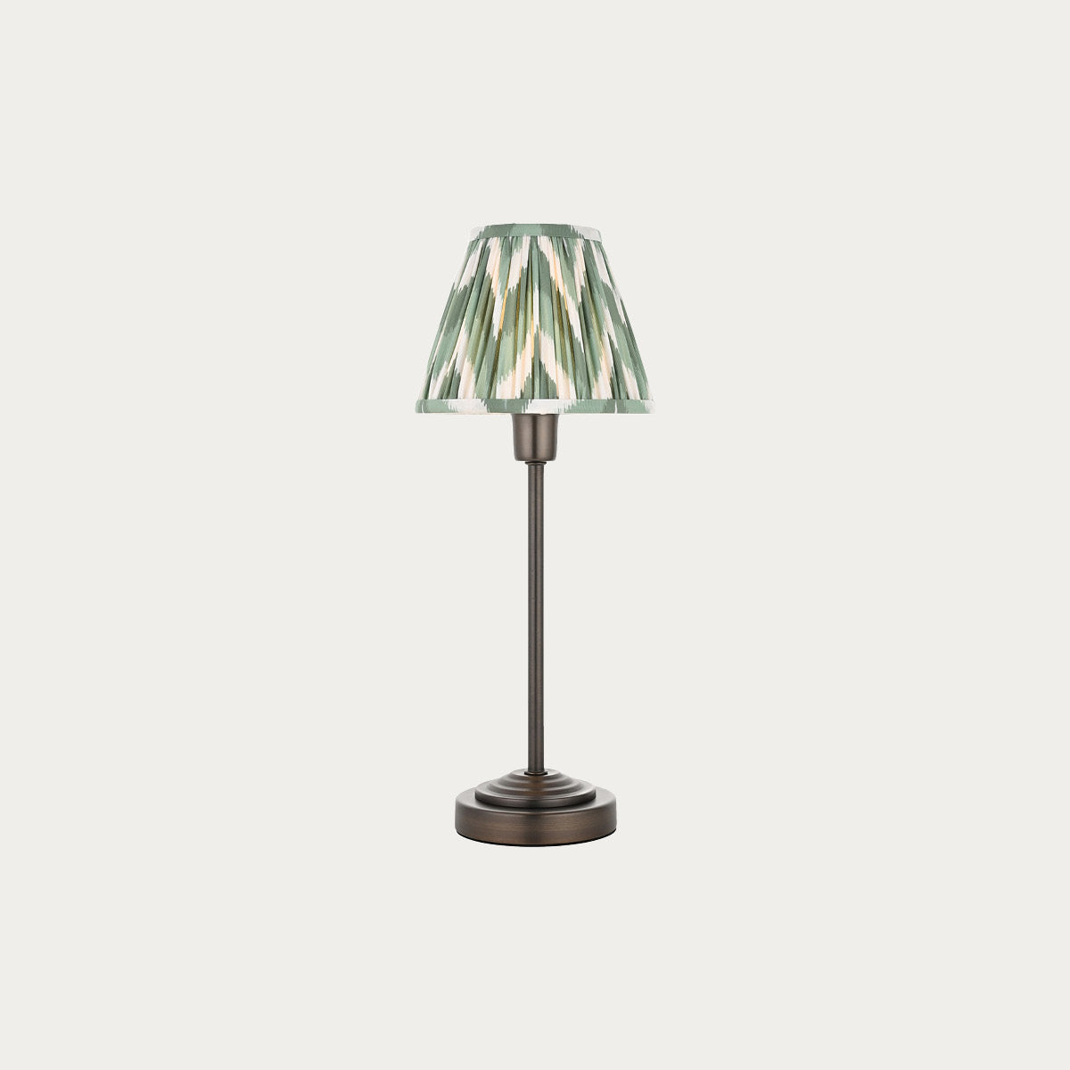 Antique Bronze Plate & Cotswold Green Fabric