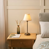 Antique bronze plate & vintage white fabric