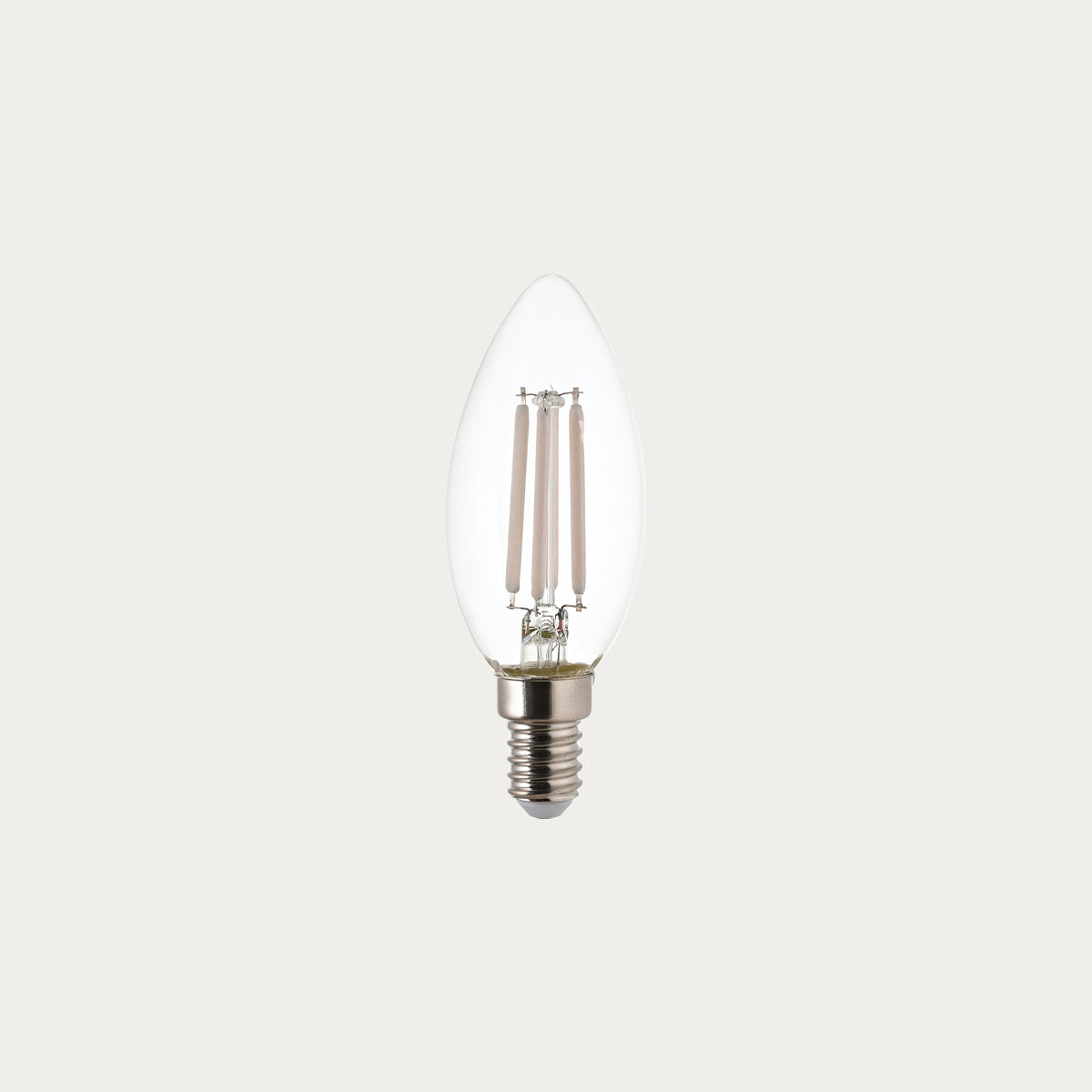 White Filament E14 LED Candle Non-dimmable