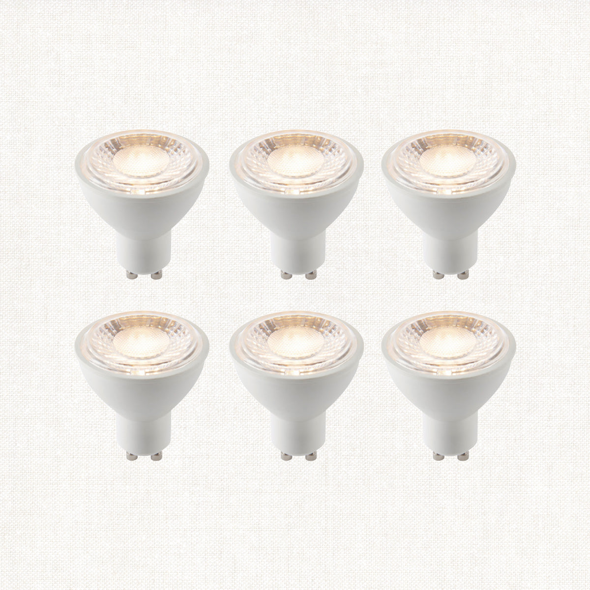 GU10 LED SMD 60O - 6 Pack Warm White