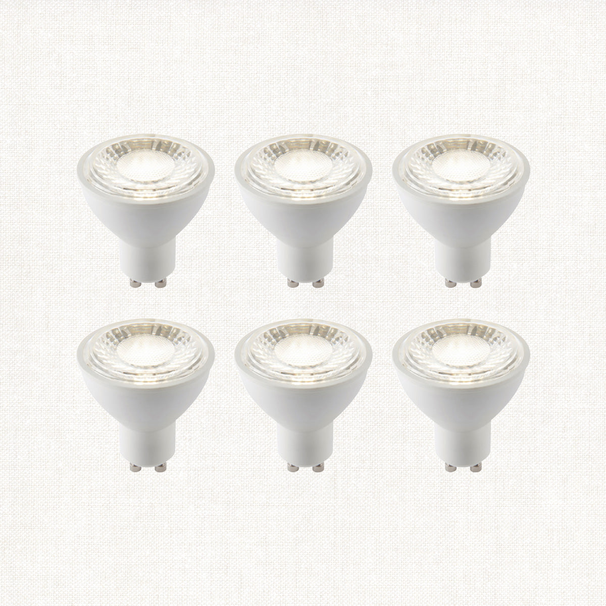 GU10 LED SMD 60O - 6 Pack Cool White