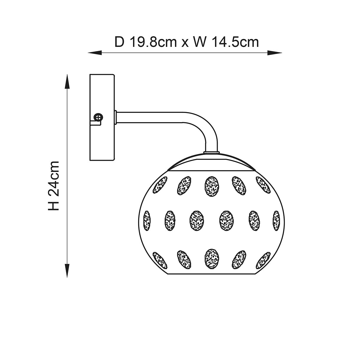 Ripple Wall Light - 2 Pack