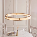 Orbis Ribbed Hoop Pendant