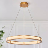 Orbis Ribbed Hoop Pendant