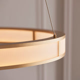 Orbis Ribbed Hoop Pendant