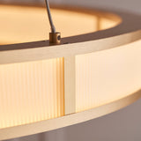 Orbis Ribbed Hoop Pendant