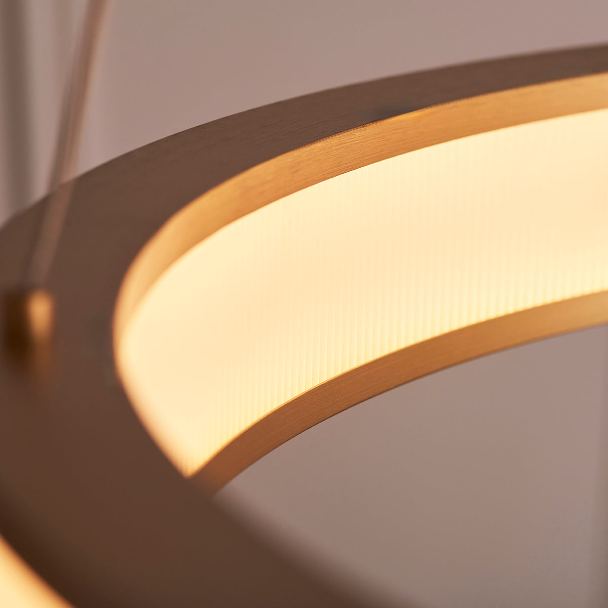 Orbis Ribbed Hoop Pendant