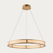 Orbis Ribbed Hoop Pendant