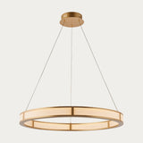 Orbis Ribbed Hoop Pendant