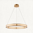 Orbis Ribbed Hoop Pendant