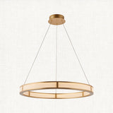 Orbis Ribbed Hoop Pendant