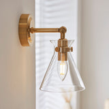 Harper Wall Light in Brushed Aged Brass