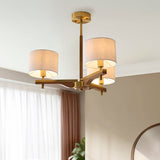 Horace Semi Flush Light in Brushed Aged Brass