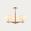 Horace Semi Flush Light in Brushed Aged Brass