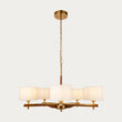 Horace 5-Light Pendant Light in Brushed Aged Brass