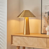 Emilee Table Light in Brushed Aged Brass Plate