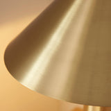 Emilee Table Light in Brushed Aged Brass Plate