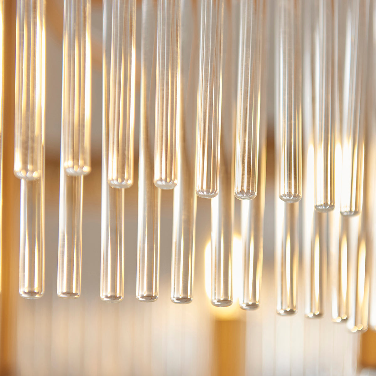 Colmn 5-Light Pendant Light in Warm Antique Brass