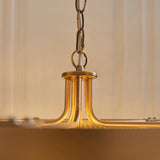Colmn 5-Light Pendant Light in Warm Antique Brass