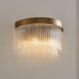 Colmn 2-Light Wall Light in Warm Antique Brass
