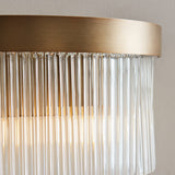 Colmn 2-Light Wall Light in Warm Antique Brass